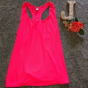 Hot Pink Lace Old Navy Workout Tank- Size XXL